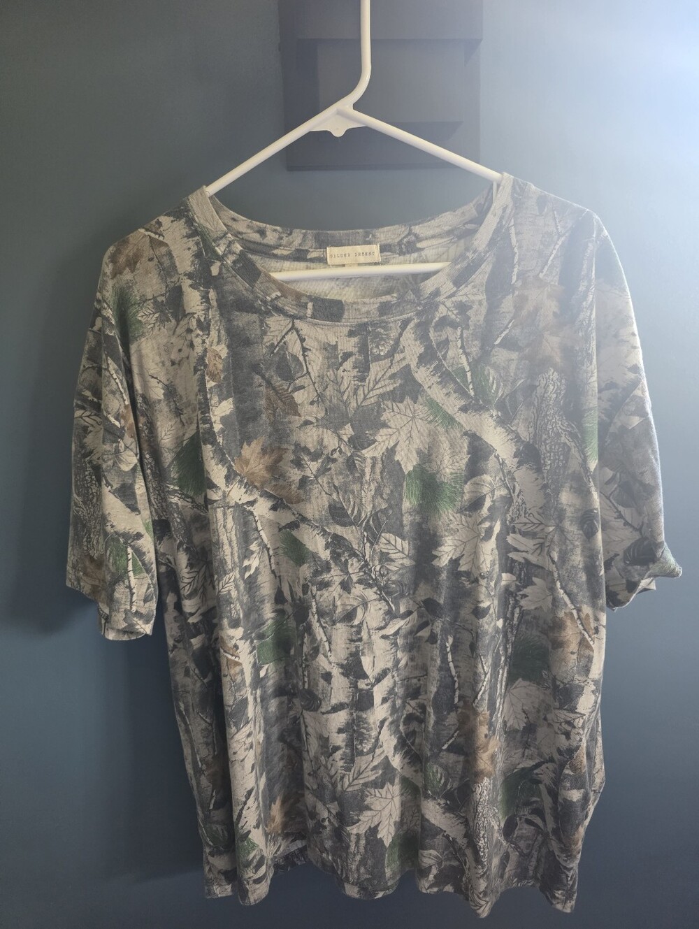 Gilded Intent Camo Print Oversized T- Shirt